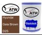 Preview: Hyundai, Gaia Brown, D2S: 500ml Lackdose, von ATW Autoteile West.